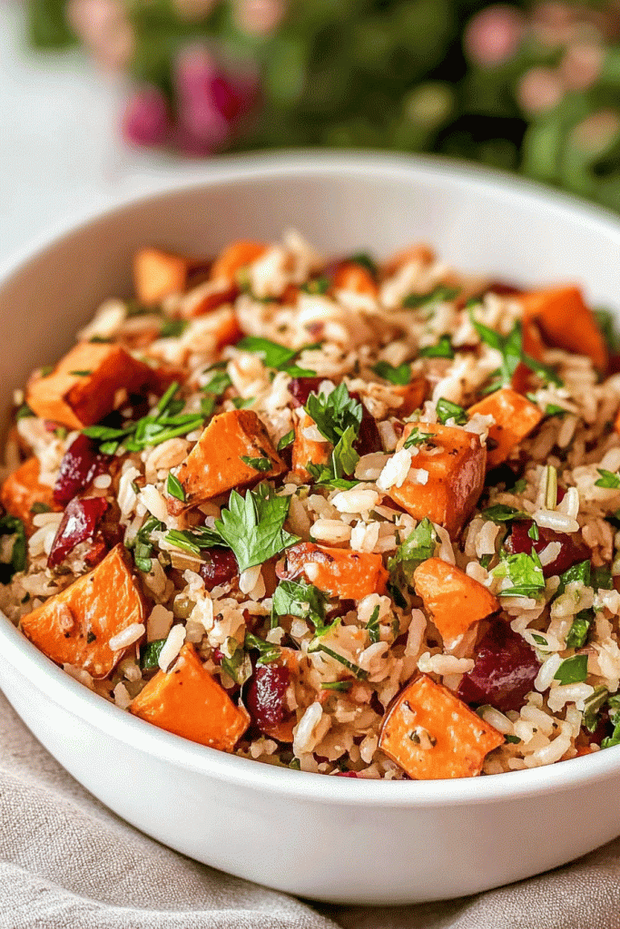 Sweet Potato Rice Salad