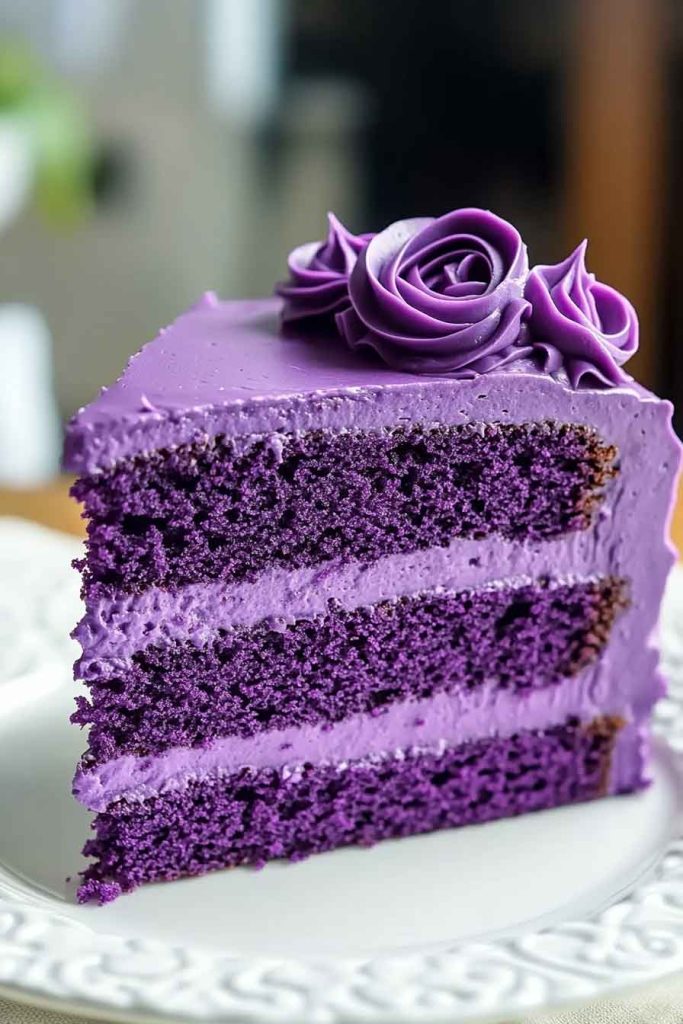 Ube Cake Filipino Purple Yam Cake