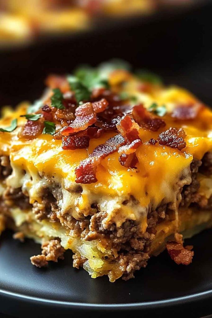 Best Cheesy Ranch Breakfast Bake