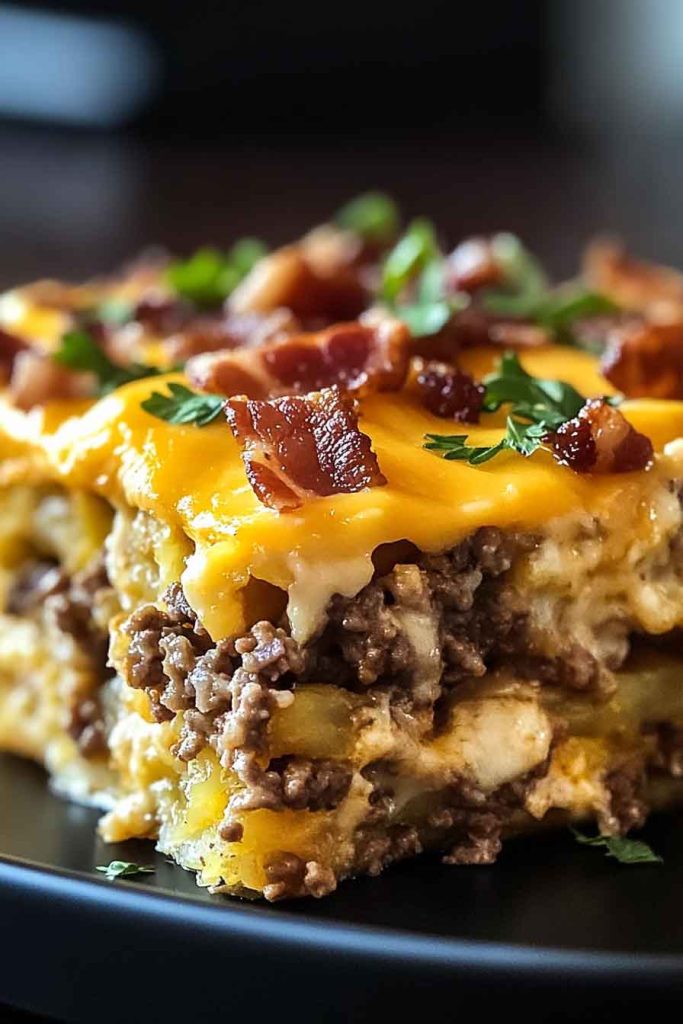 Ingredients for the Best Cheesy Ranch Breakfast Bake