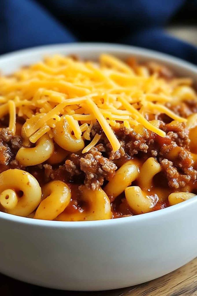 Storing Coney Chili Mac Casserole
