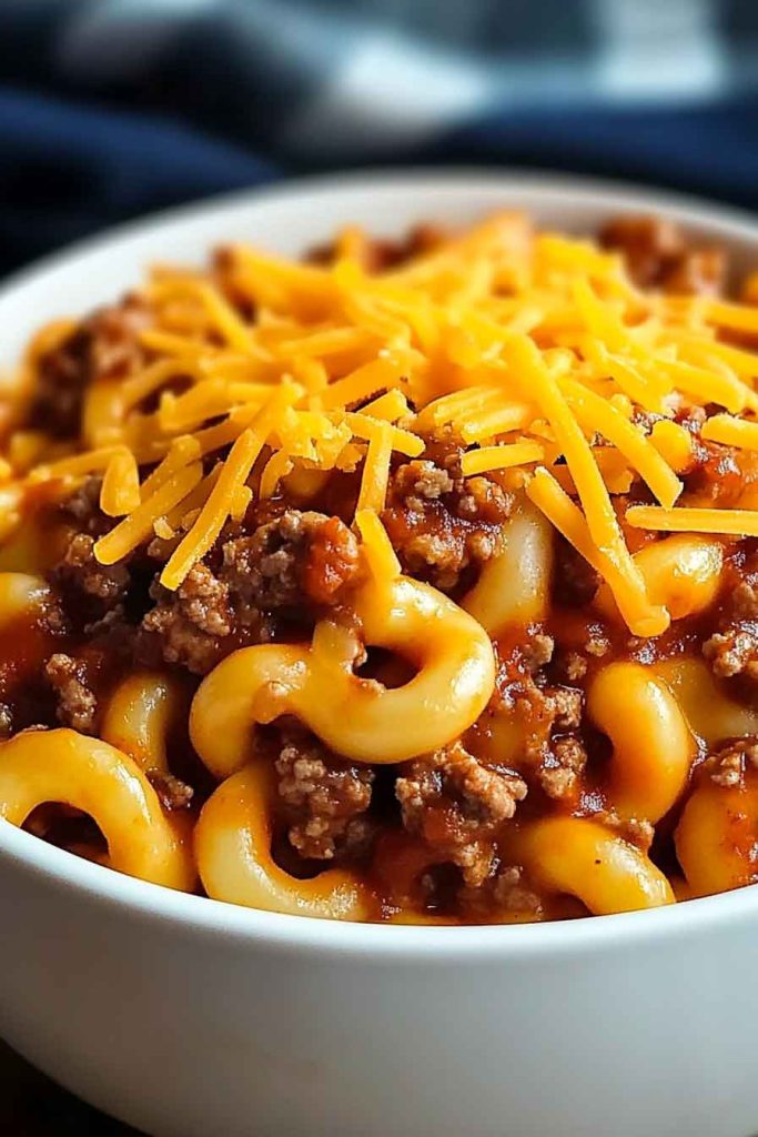 Best Coney Chili Mac Casserole
