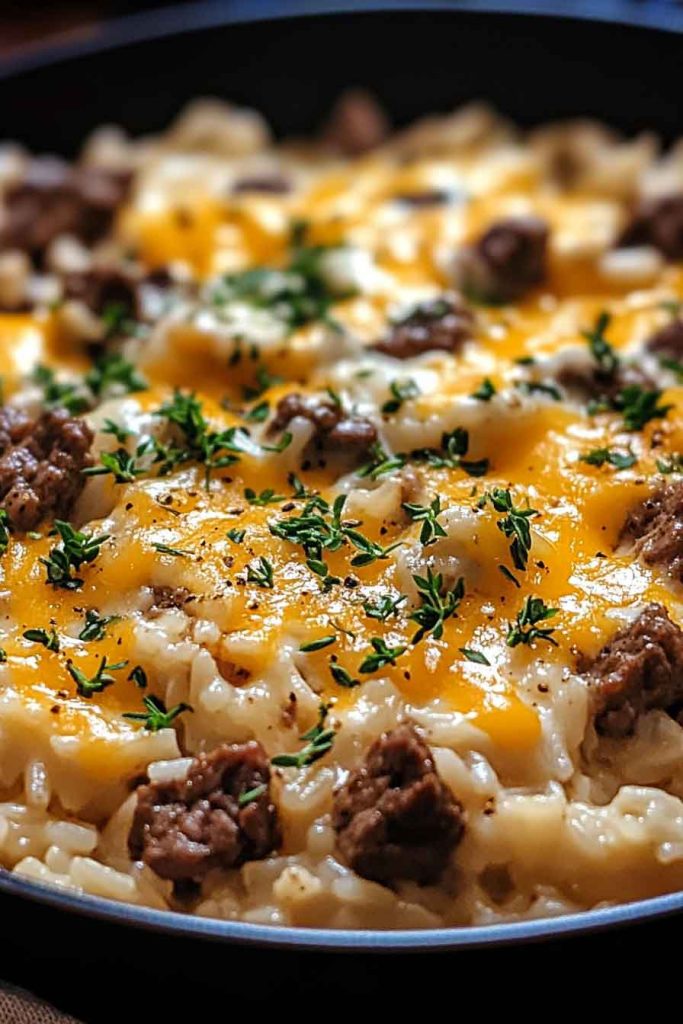 Best Garlic Butter Beef Rice