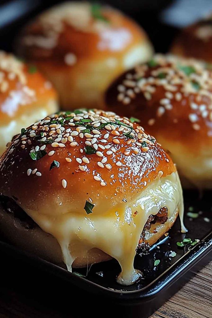 Ingredients for Garlic Parmesan Cheeseburger Bombs