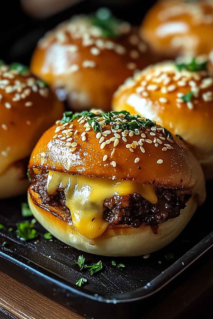 Best Garlic Parmesan Cheeseburger Bombs