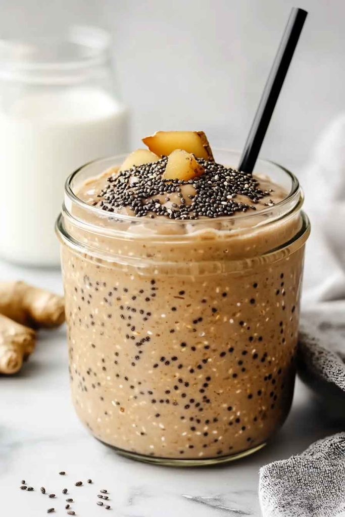 Ingredients for Brown Sugar Shaken Espresso Overnight Oats