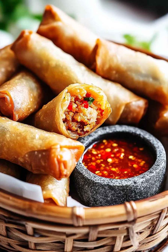 Chicken Lumpia Filipino Spring Roll