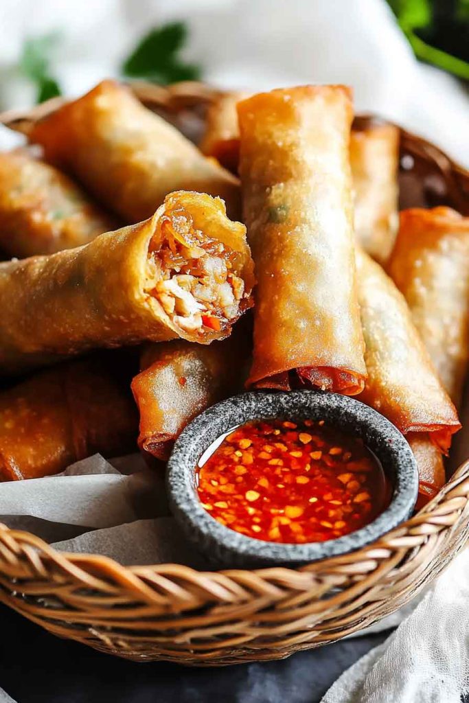 Chicken Lumpia Filipino Spring Roll