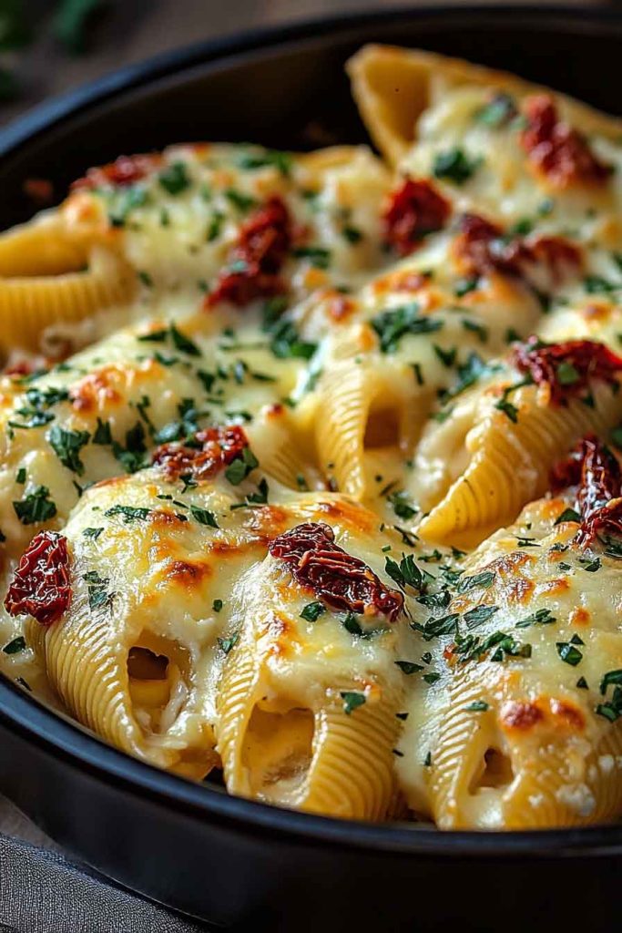 How to Make Creamy Ricotta Sun Dried Shells 