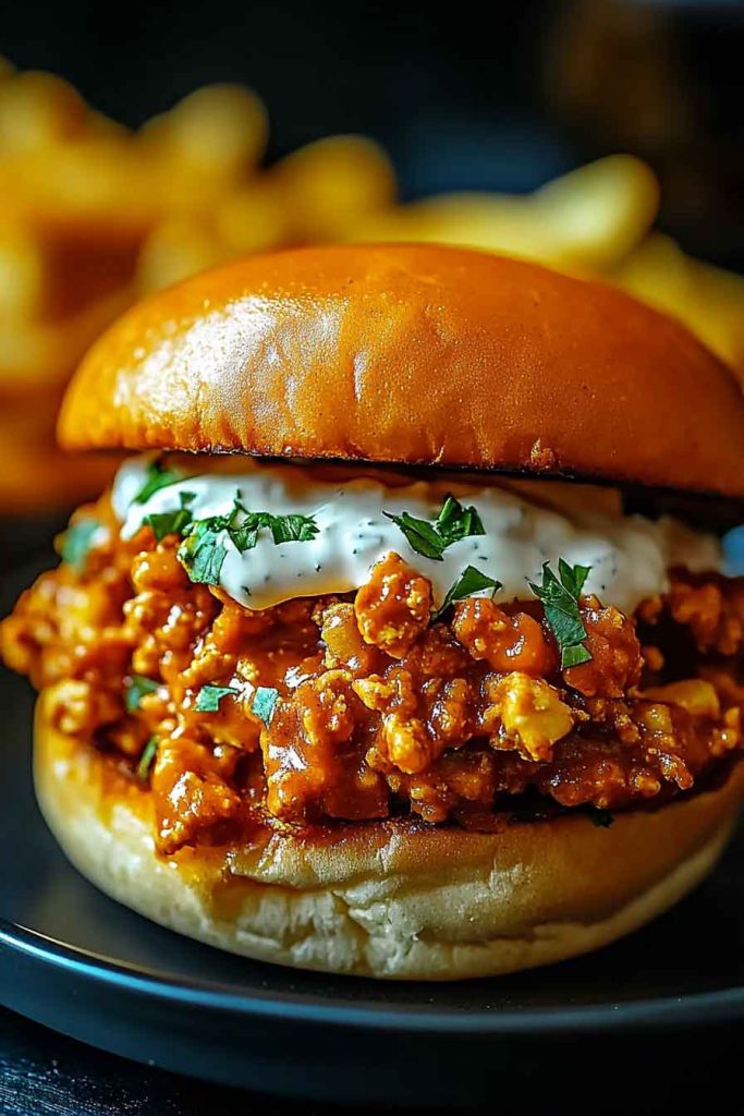 Delicious Cajun Chicken Sloppy Joes Recipe