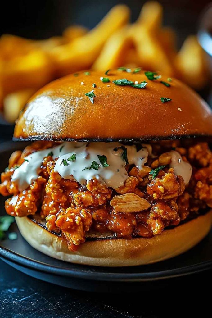 Ingredients for Cajun Chicken Sloppy Joes