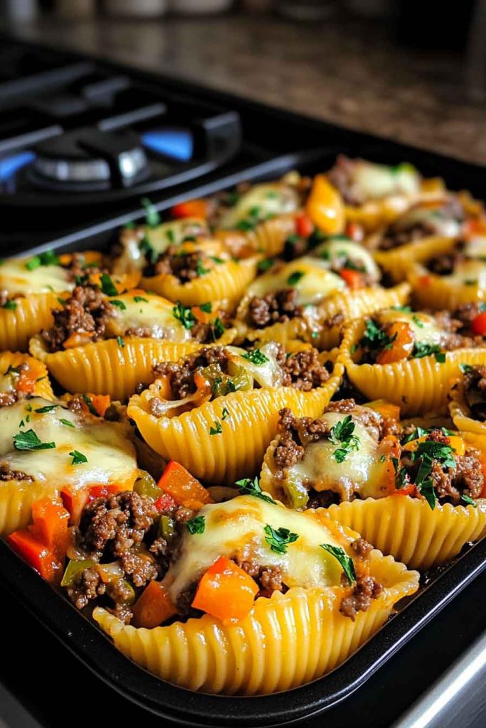 How to Make Easy Cheesesteak Stuffed Jumbo Shells
