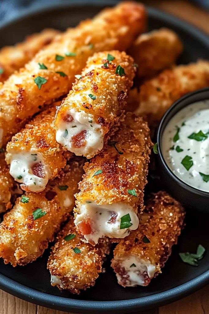 Easy Chicken Bacon Ranch Sticks