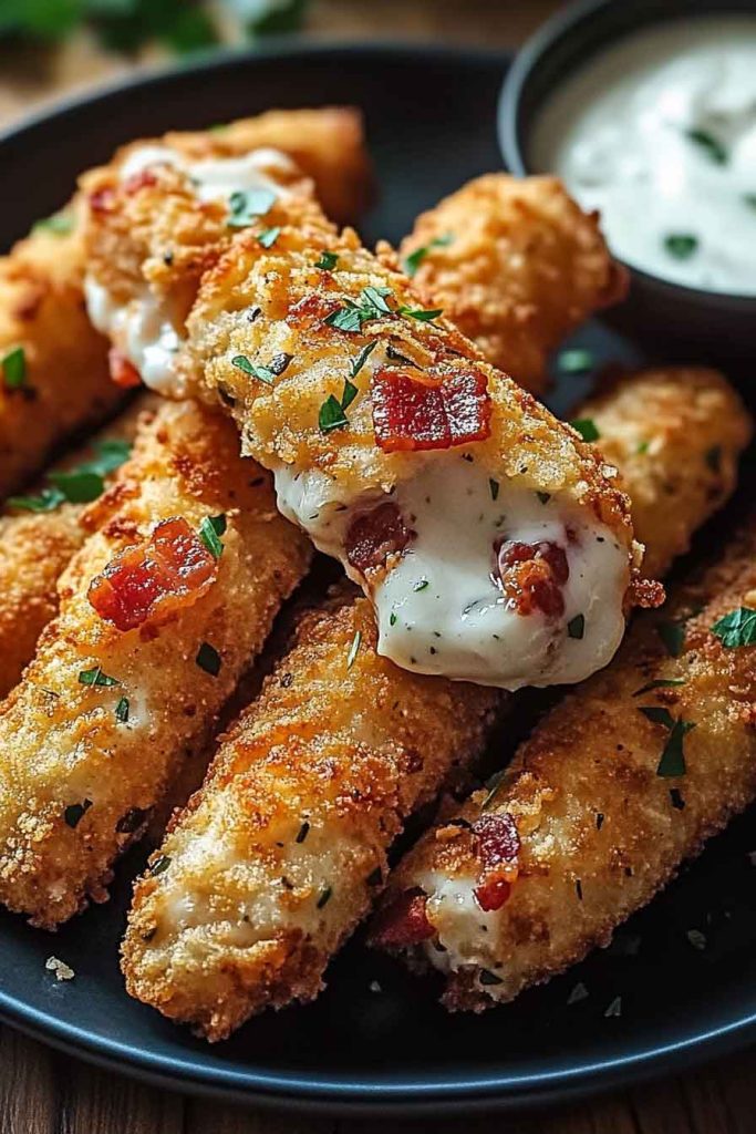 Easy Chicken Bacon Ranch Sticks