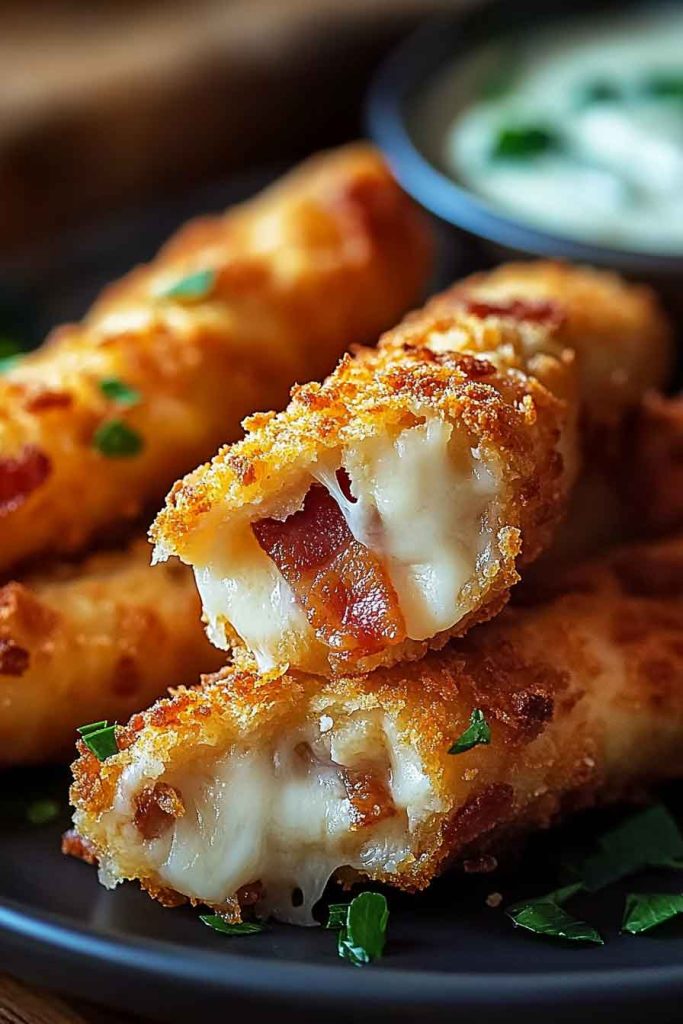 How to Make Easy Chicken Bacon Ranch Sticks 