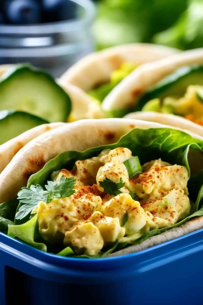 Ingredients for Egg Salad Mini Pitas