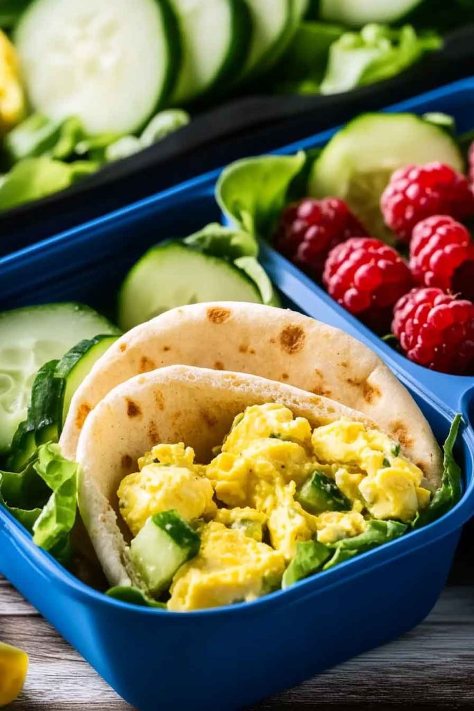 Egg Salad Sandwich Mini Pitas