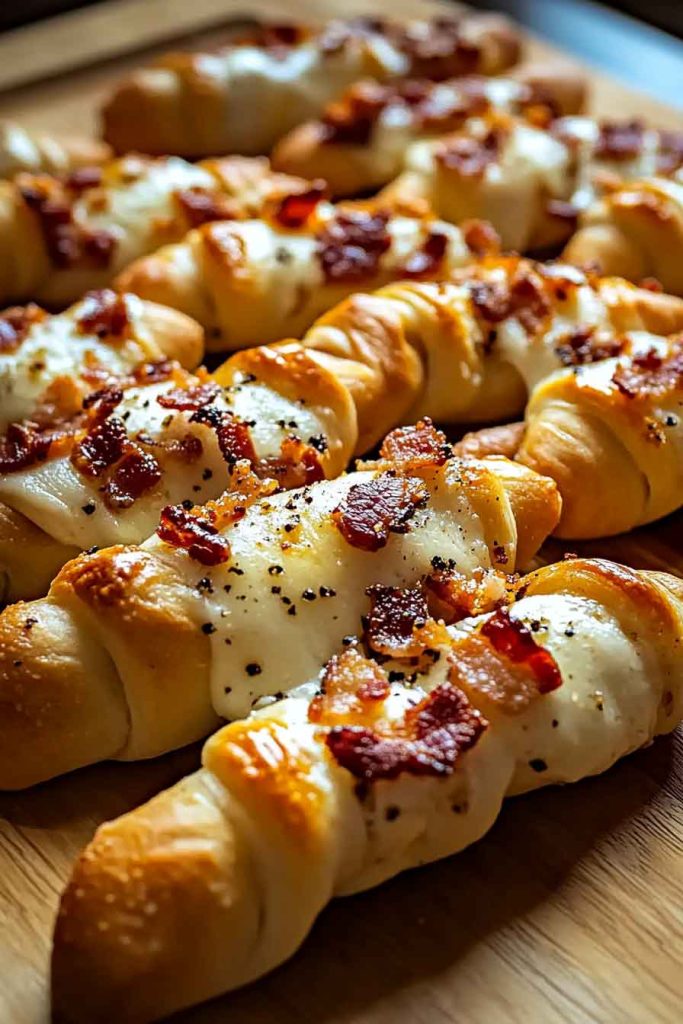 How to Make Garlic Butter Bacon Alfredo Pizza Twist