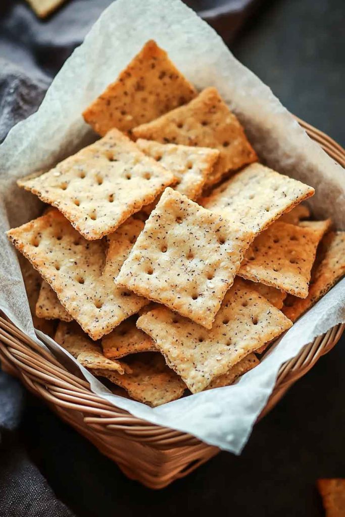 Gluten Free Sourdough Crackers Recipe