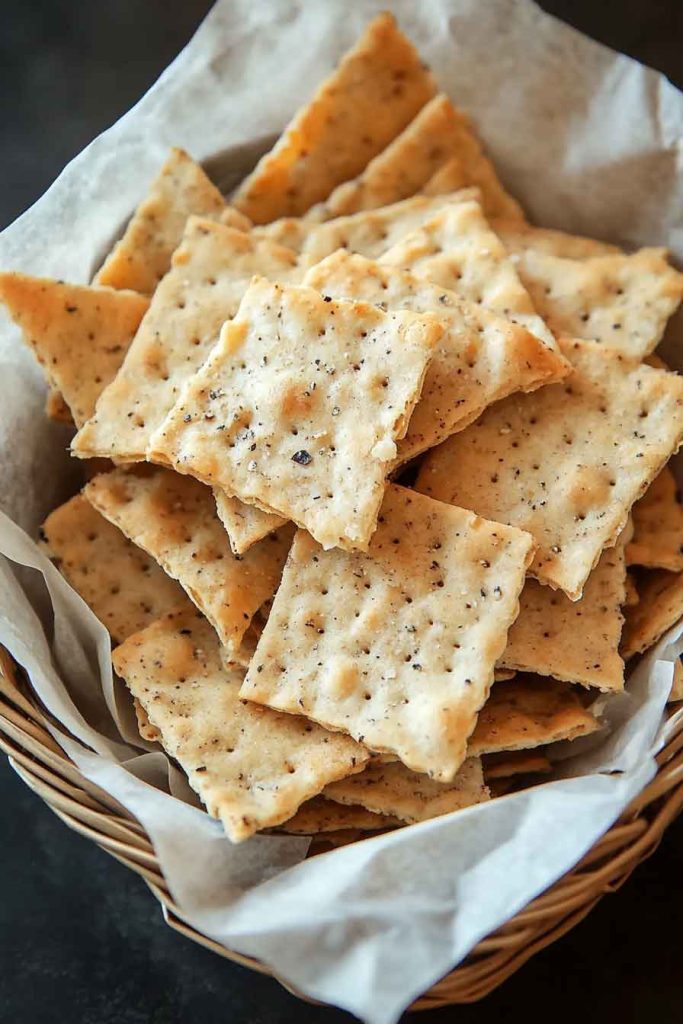 Gluten Free Sourdough Crackers Recipe