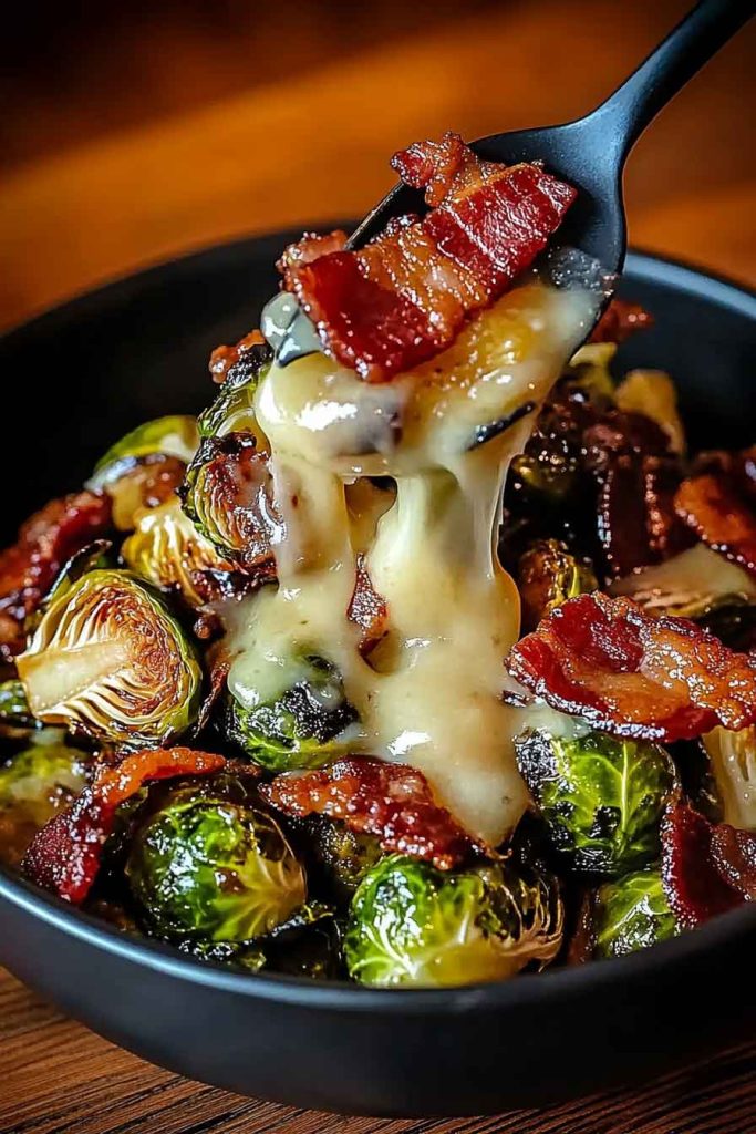 Ingredients for Honey Glazed Brussels Sprouts Turkey Bacon