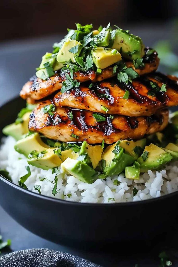 Variations for Honey Lime Chicken Avocado Rice Stack