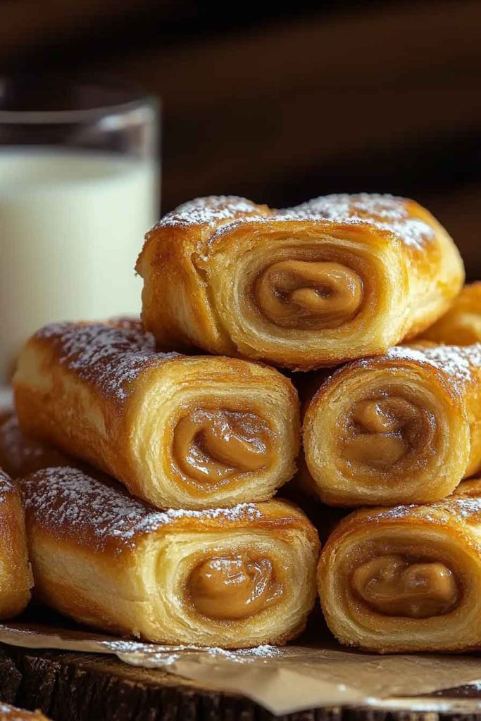 Peanut Butter Cup French Toast Rolls