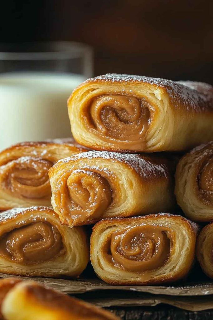 Ingredients for Peanut Butter Cup French Toast Rolls