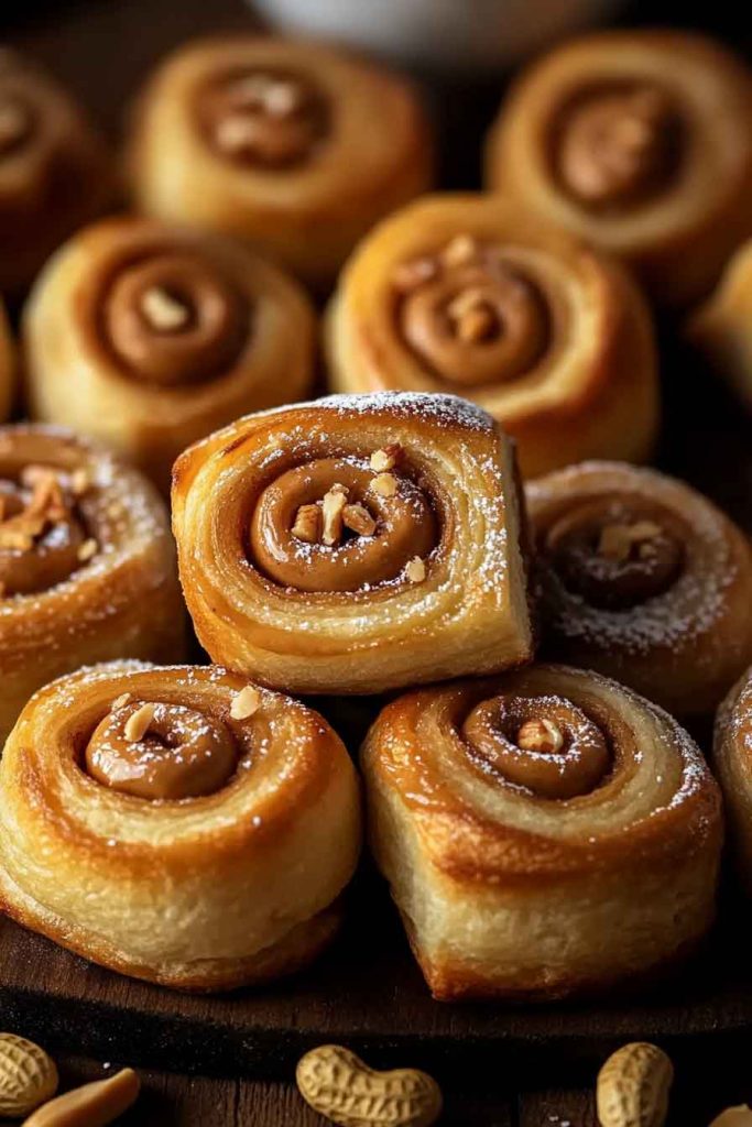 Peanut Butter Cup French Toast Rolls