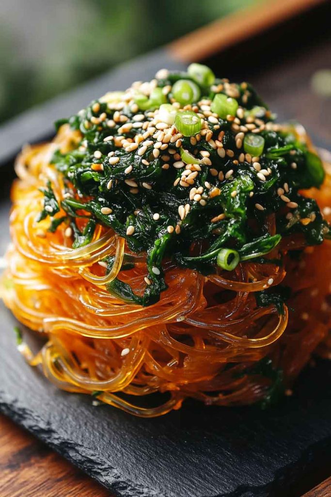 Sesame Sweet Potato Glass Noodles