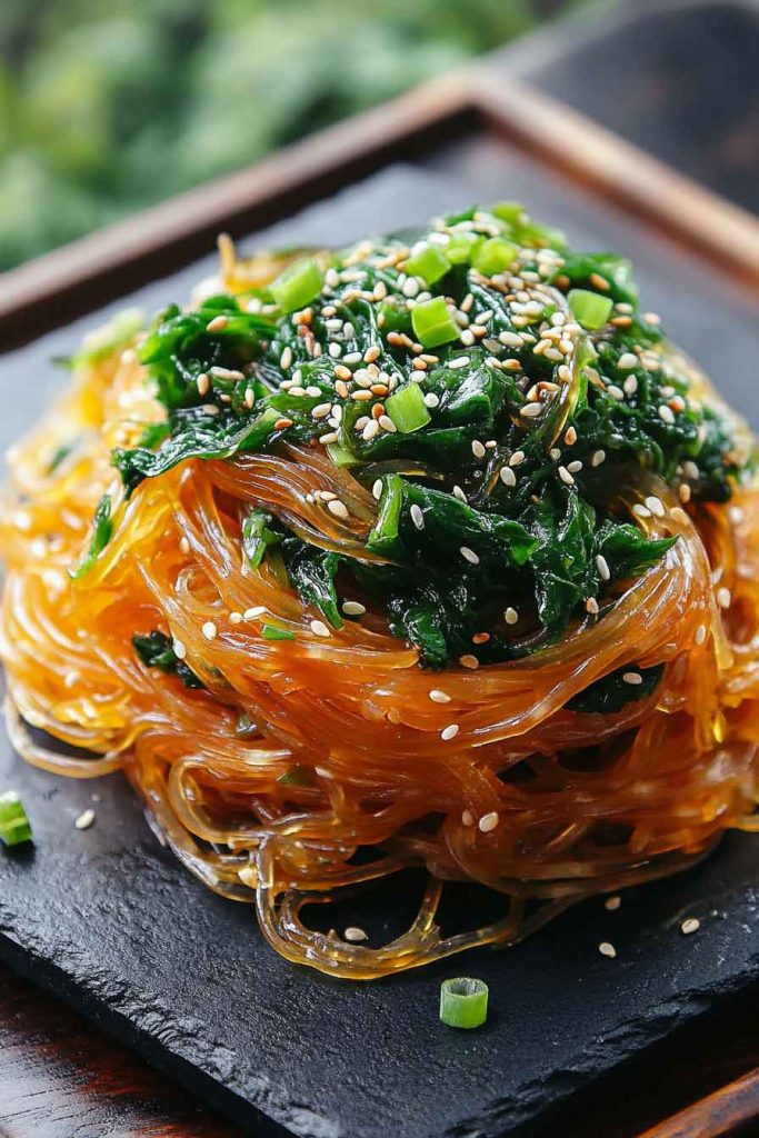 Sesame Sweet Potato Glass Noodles