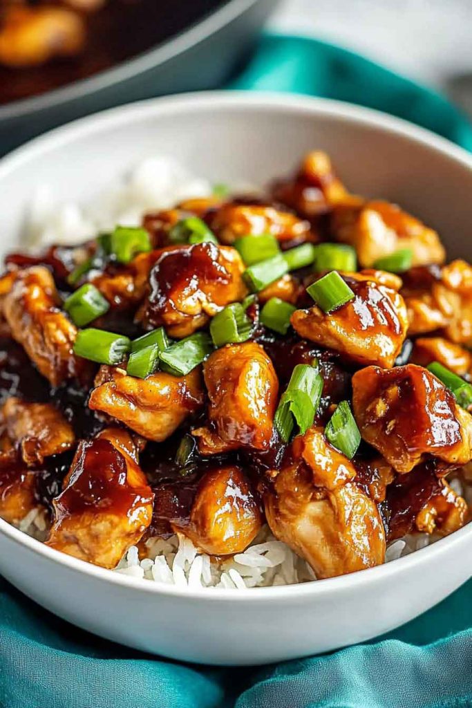 How to Serve Honey Garlic Chicken