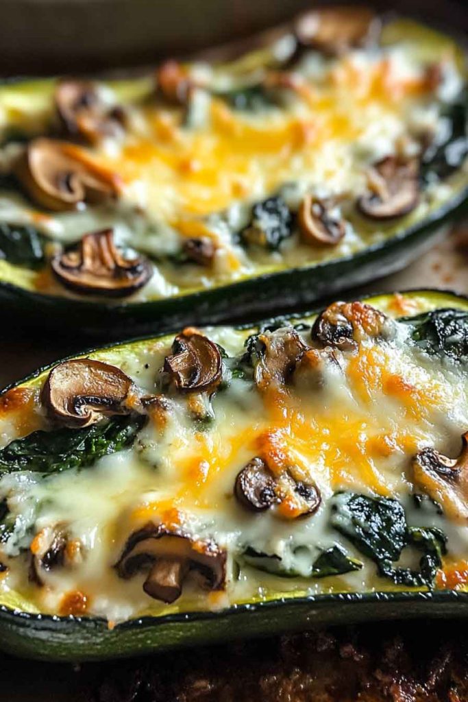 Variations for Spinach Mushroom Ricotta Stuffed Zucchini Boats