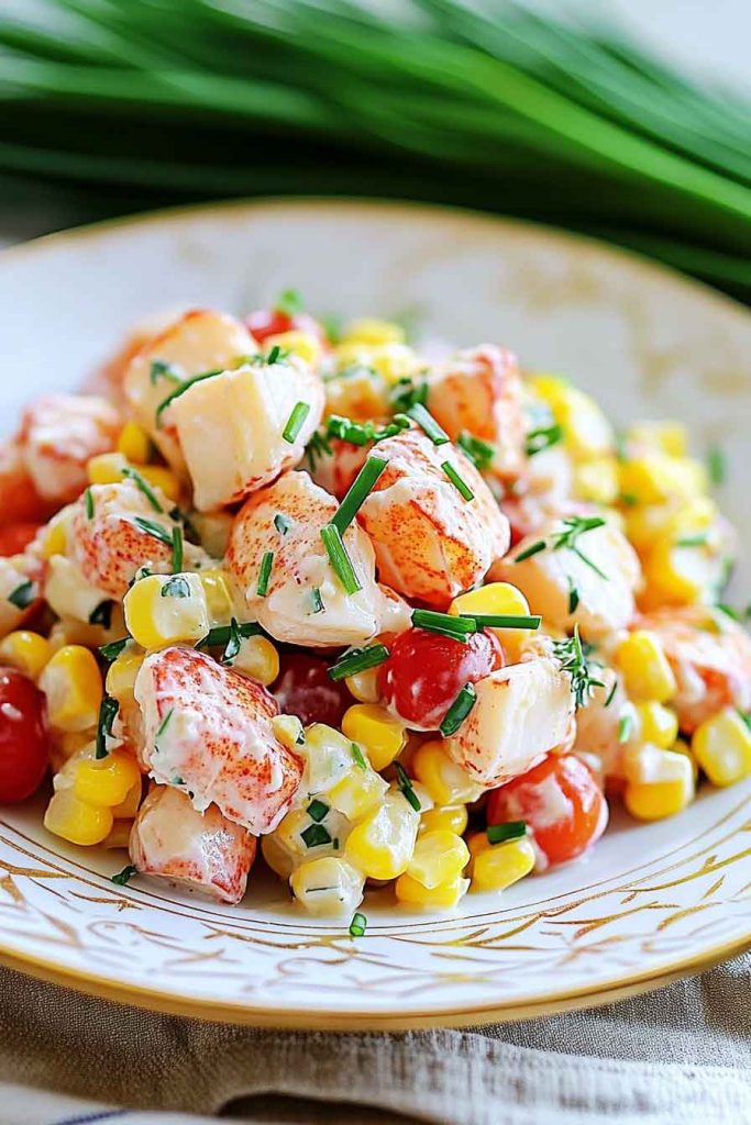 Summer Lobster Charred Corn Salad