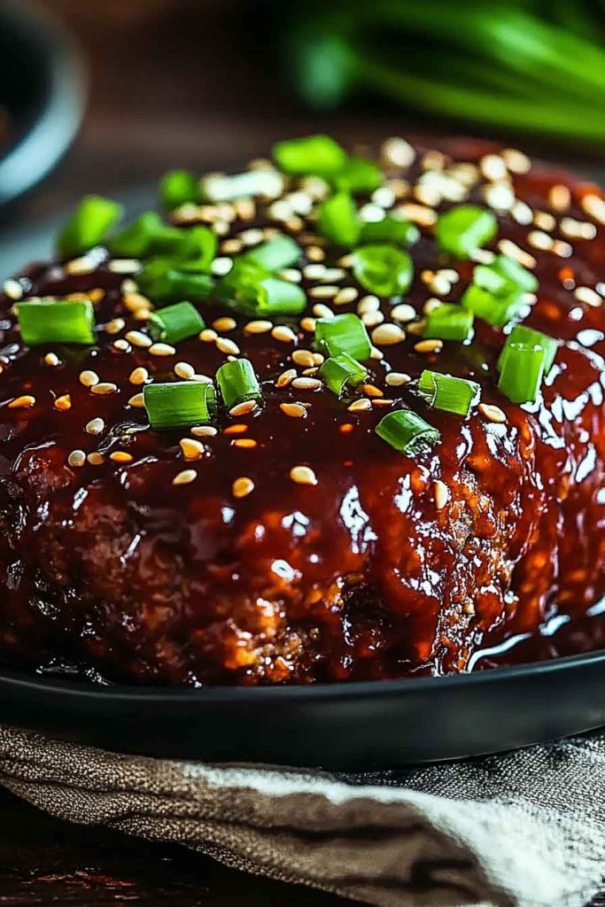 Sweet Spicy Korean Bbq Meatloaf