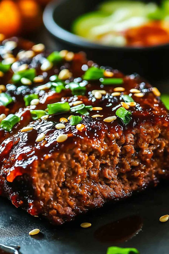 Sweet Spicy Korean Bbq Meatloaf