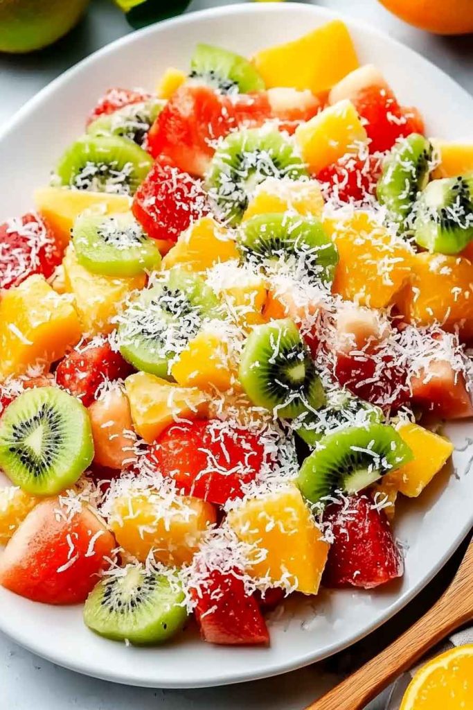 Tropical Fruit Honey Lime Salad