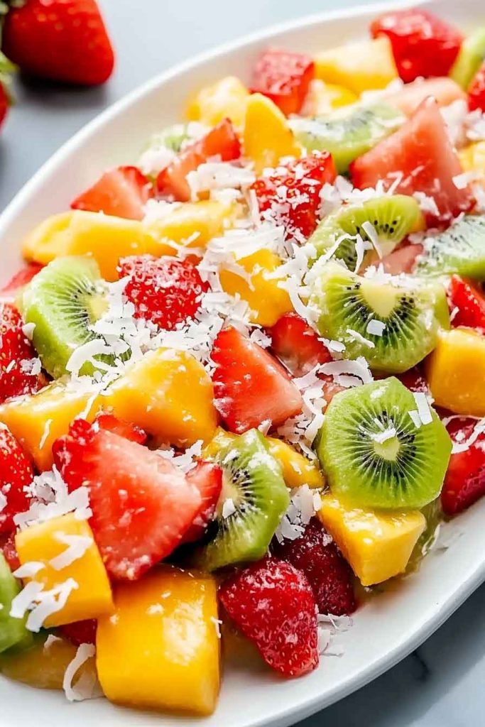 Ingredients for Tropical Fruit Honey Lime Salad