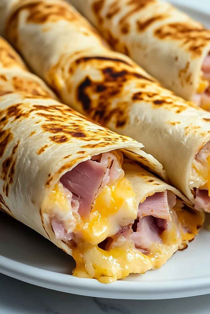 Ingredients for Air Fryer Hot Chicken Wraps