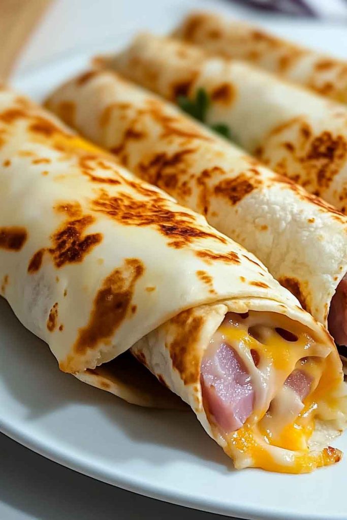 Ingredients for Air Fryer Hot Chicken Wraps