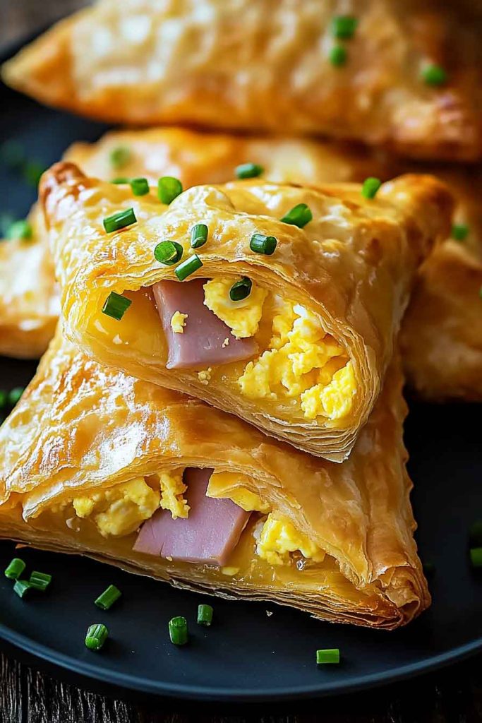 How to Make Breakfast Ham Egg Cheese Pockets