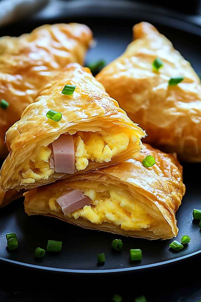 Breakfast Ham Egg Cheese Pockets