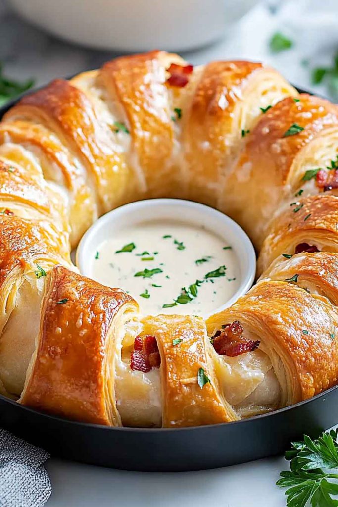 How to Make Chicken Bacon Ranch Ring