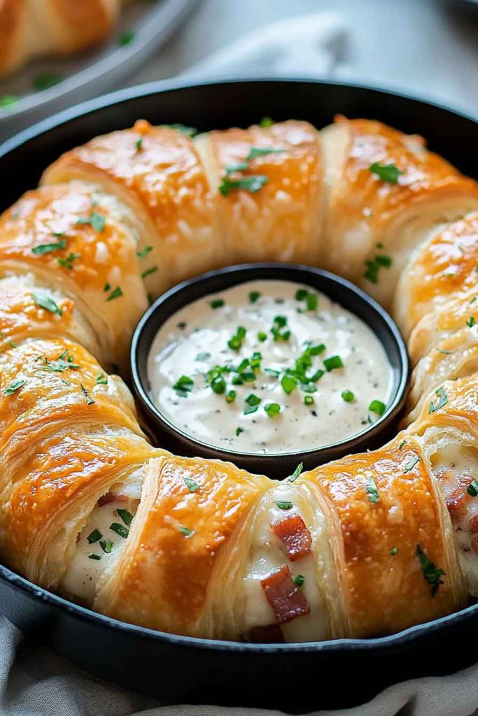 Chicken Bacon Ranch Ring Recipe