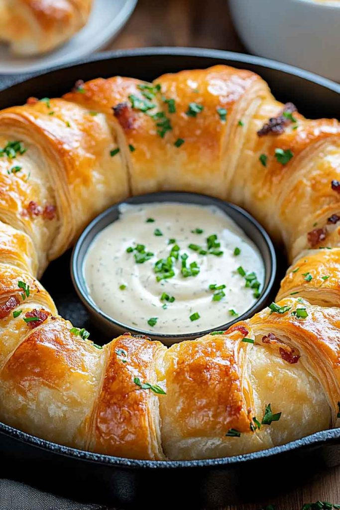Chicken Bacon Ranch Ring Recipe