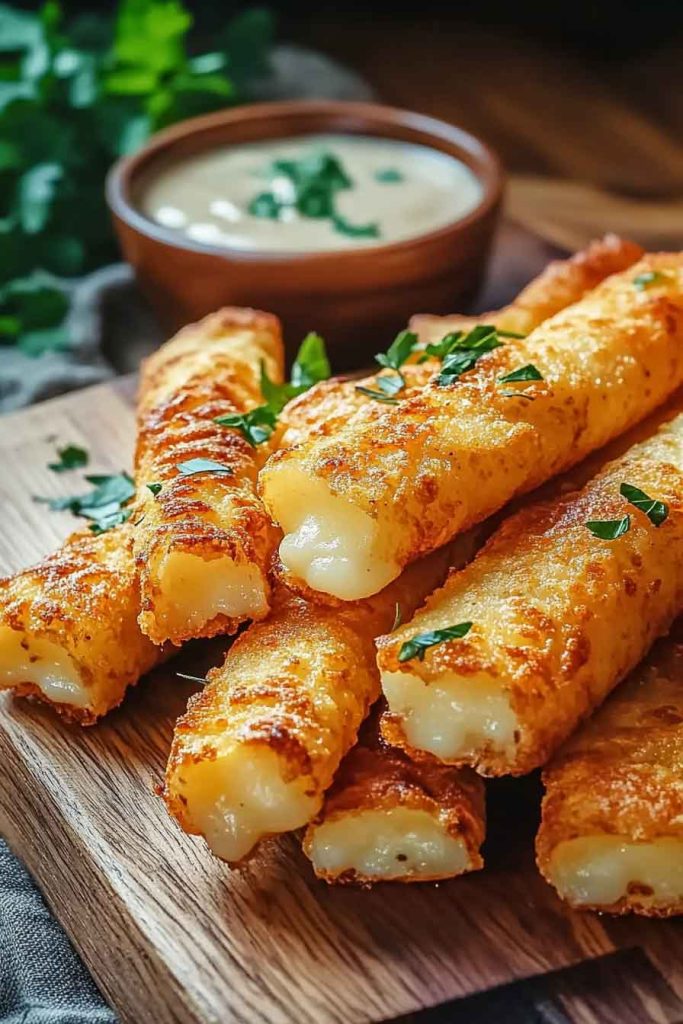 Ingredients for the Potato Cheese Sticks