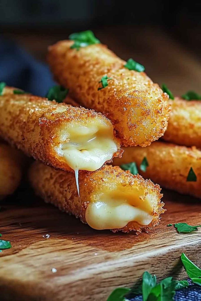 Crispy Hungarian Potato Cheese Sticks
