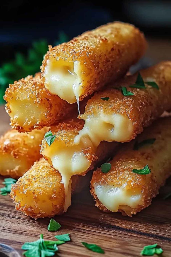 Crispy Hungarian Potato Cheese Sticks