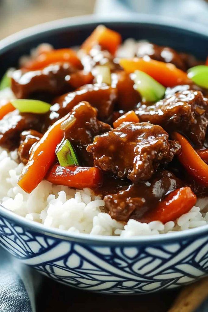 Ingredients for Crock Pot Sweet Sour Beef