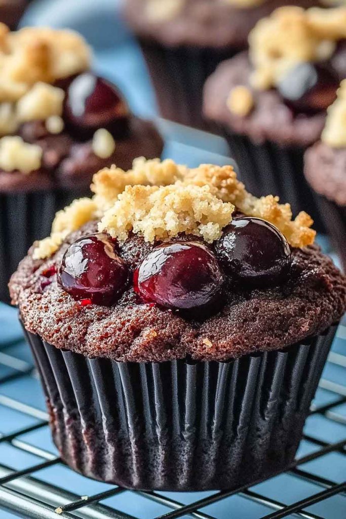Variations for Double Chocolate Cherry Crumble Muffins